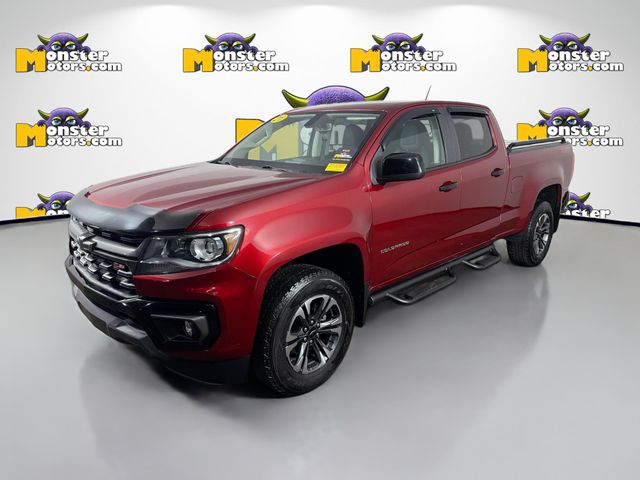 Red 2021 Chevrolet Colorado Pickup Truck Four-Wheel Drive 8-Speed Automatic