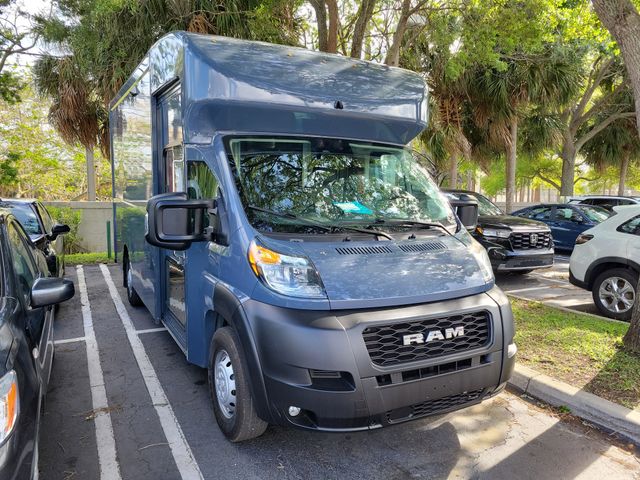 Blue 2022 RAM ProMaster Chassis 3500 159 Extended Cutaway FWD Van Front-Wheel Drive 9-Speed Automatic