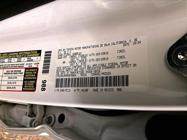2024 Toyota Tacoma TRD Sport White at Grove City Ford