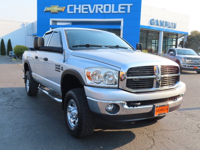 Silver 2007 Dodge RAM 3500 Pickup Truck Four-Wheel Drive 6-Speed Manual