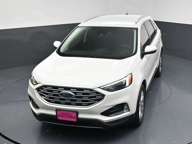 2022 Ford Edge Titanium White at DeMontrond Auto Country
