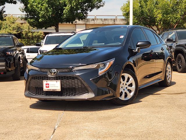 Black Sand Pearl 2020 Toyota Corolla Sedan Front-Wheel Drive Continuously Variable Transmission