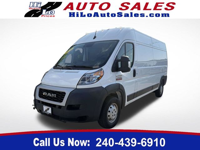 Bright White Clearcoat 2022 RAM ProMaster Van Front-Wheel Drive 9-Speed Automatic