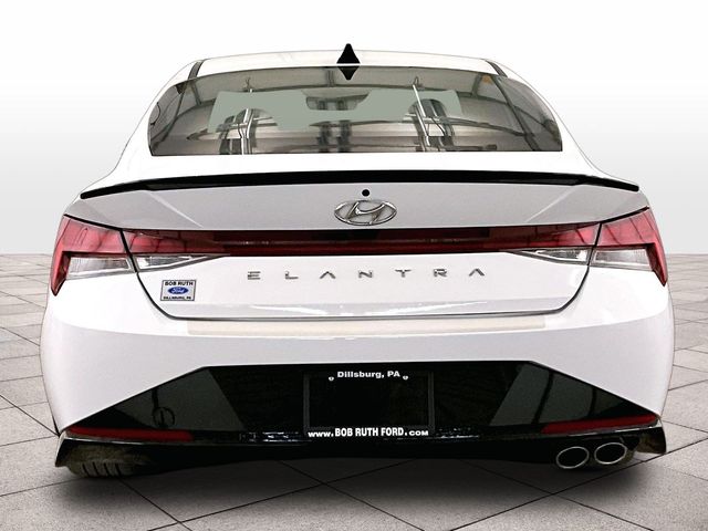 2023 Hyundai Elantra N Line White at Carlisle Cadillac Buick GMC