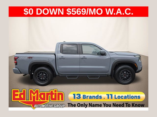 Boulder Gray 2023 Nissan Frontier Pickup Truck Four-Wheel Drive 9-Speed Automatic
