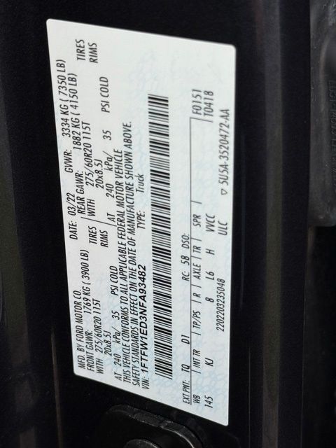 Used 2022 Ford F-150 Truck