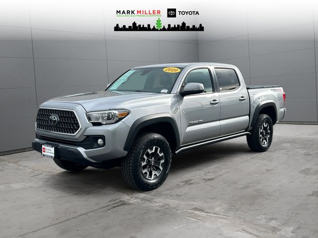Silver Sky Metallic 2019 Toyota Tacoma TRD Off Road Double Cab 4WD Pickup Truck Four-Wheel Drive 6-Speed Manual