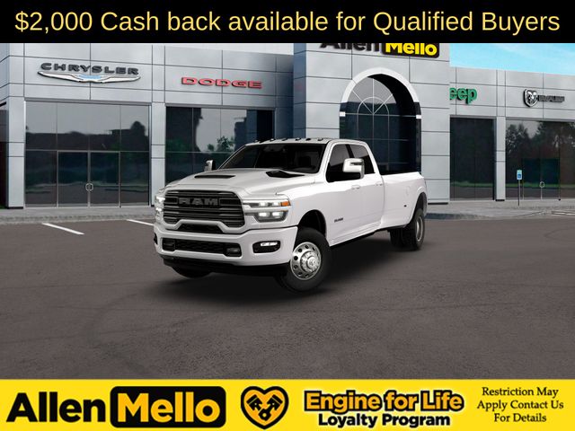 Bright White Clearcoat 2026 RAM 3500 Pickup Truck Four-Wheel Drive 8-Speed Automatic