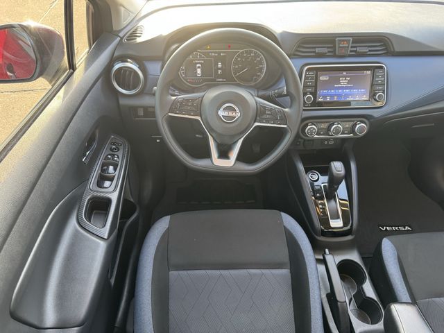 2025 Nissan Versa 1.6 SV Red at Bravo Nissan