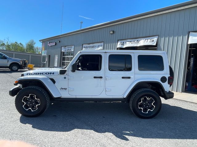 2023 Jeep Wrangler Rubicon 4xe - Bright White Clearcoat exterior view 4