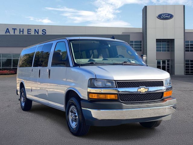 Silver Ice Metallic 2025 Chevrolet Express 3500 LT Extended RWD Van Rear-Wheel Drive