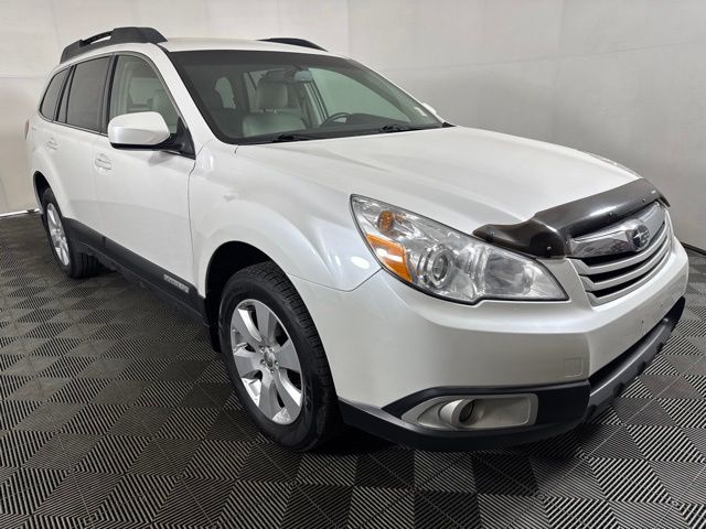 Satin White Pearl 2011 Subaru Outback Wagon All-Wheel Drive Continuously Variable Transmission