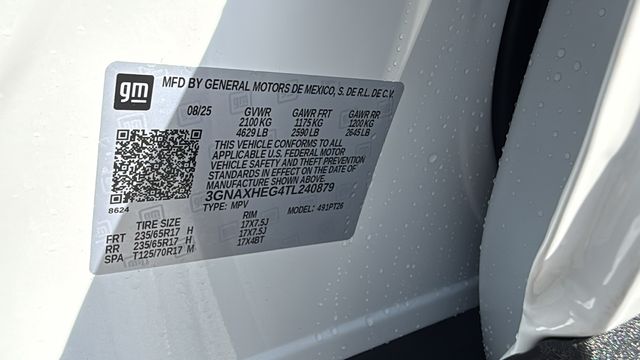 new 2026 Chevrolet Equinox car, priced at $30,735