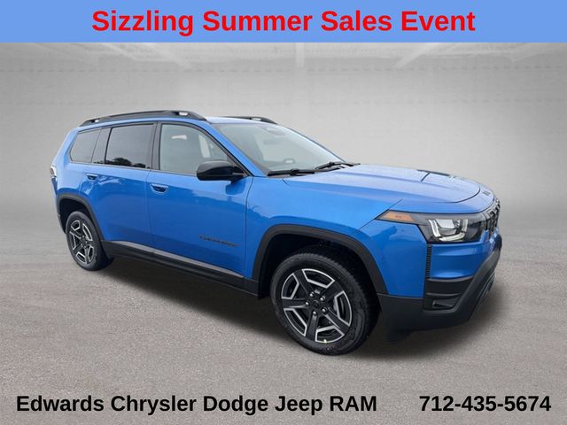 Hydro Blue Pearlcoat 2026 Jeep Cherokee SUV / Crossover Four-Wheel Drive Continuously Variable Transmission
