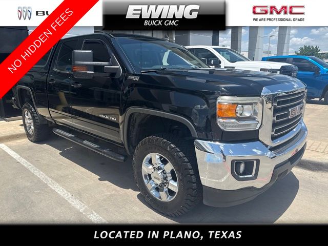 Onyx Black 2016 GMC Sierra 2500HD Pickup Truck Four-Wheel Drive 6-Speed Automatic Overdrive