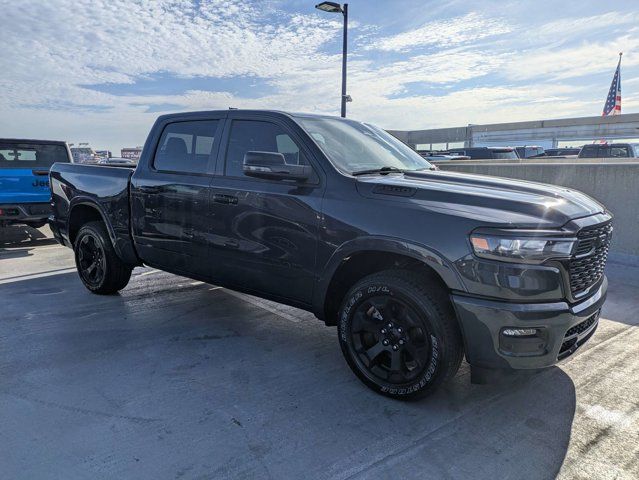 Blue 2026 RAM 1500 Big Horn Crew Cab 4WD Pickup Truck Four-Wheel Drive 8-Speed Automatic