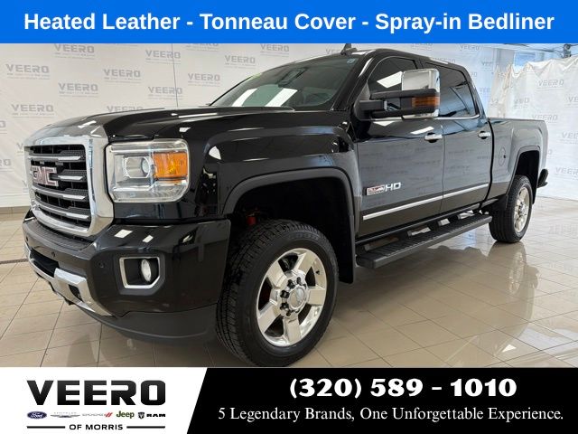 Onyx Black 2016 GMC Sierra 2500HD Pickup Truck Four-Wheel Drive 6-Speed Automatic Overdrive