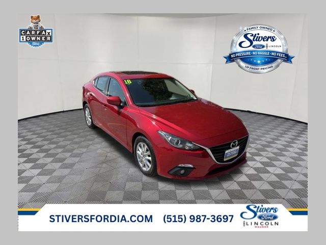 Soul Red Metallic 2016 Mazda MAZDA3 Sedan Front-Wheel Drive 6-Speed Automatic