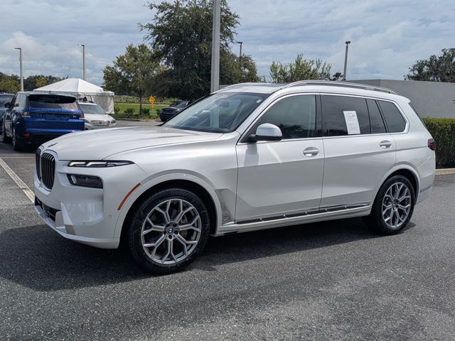 White Metallic 2025 BMW X7 SUV / Crossover All-Wheel Drive 8-Speed Automatic