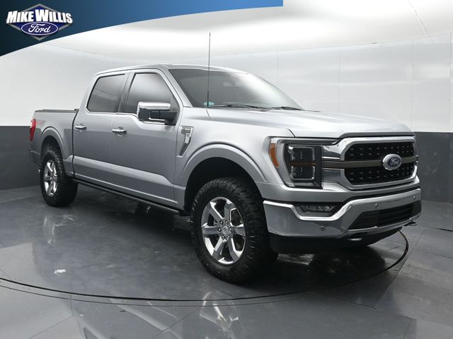 Iconic Silver Metallic 2022 Ford F-150 Pickup Truck Four-Wheel Drive Automatic
