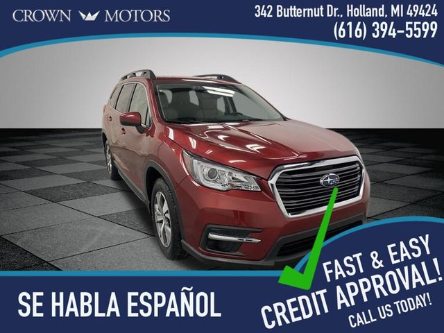 Crimson Red Pearl 2019 Subaru Ascent Premium 7-Passenger AWD SUV / Crossover All-Wheel Drive Continuously Variable Transmission