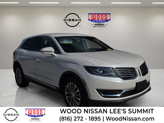 White Platinum Clearcoat Metallic 2016 Lincoln MKX SUV / Crossover Front-Wheel Drive 6-Speed Automatic