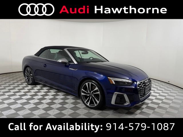 Navarra Blue Metallic 2023 Audi S5 Convertible All-Wheel Drive 8-Speed Automatic