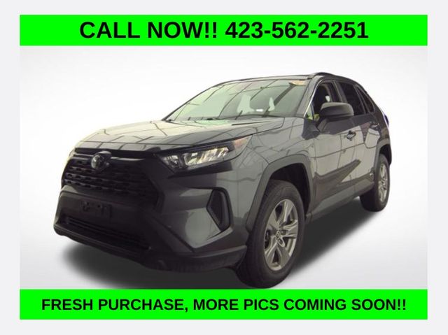 Gray 2022 Toyota RAV4 Hybrid LE AWD SUV / Crossover All-Wheel Drive Continuously Variable Transmission