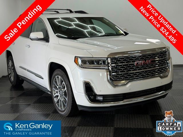 White Frost Tricoat 2021 GMC Acadia SUV / Crossover Four-Wheel Drive Automatic
