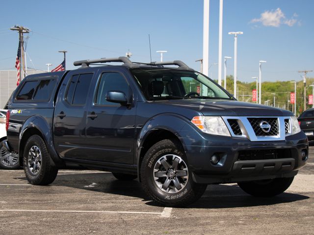Arctic Blue 2018 Nissan Frontier PRO-4X Crew Cab 4WD Pickup Truck Four-Wheel Drive 5-Speed Automatic Overdrive