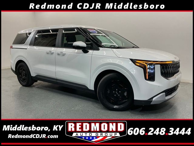 Snow White Pearl 2025 Kia Carnival LXS FWD Minivan Front-Wheel Drive 8-Speed Automatic