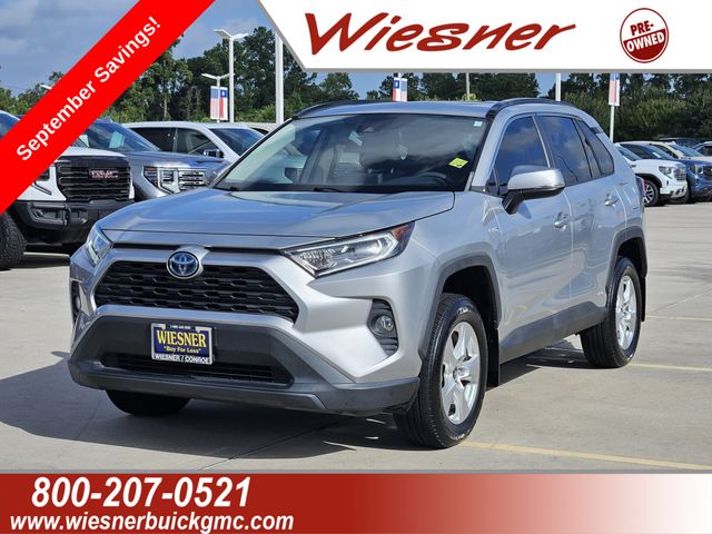 Silver Sky Metallic 2021 Toyota RAV4 Hybrid SUV / Crossover All-Wheel Drive Continuously Variable Transmission