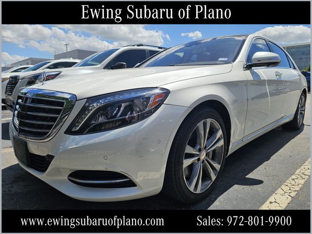 Polar White 2016 Mercedes-Benz S-Class S 550 Sedan Rear-Wheel Drive 7-Speed Automatic