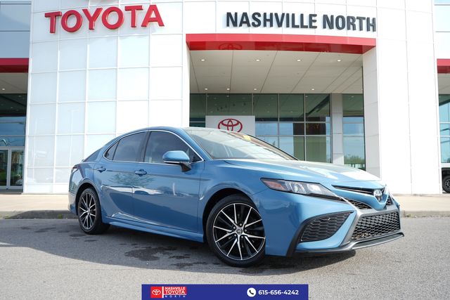 Cavalry Blue 2023 Toyota Camry SE FWD Sedan Front-Wheel Drive 8-Speed Automatic