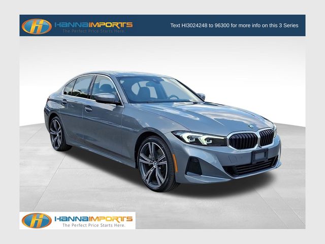 Skyscraper Gray Metallic 2023 BMW 3 Series Sedan All-Wheel Drive 8-Speed Automatic