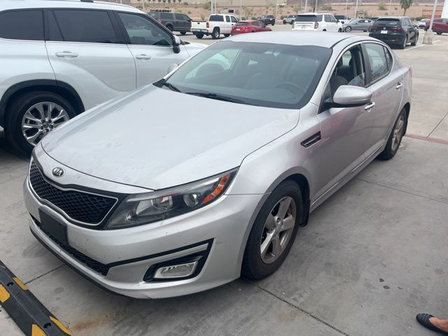 Bright Silver 2014 Kia Optima LX Sedan Front-Wheel Drive 6-Speed Automatic