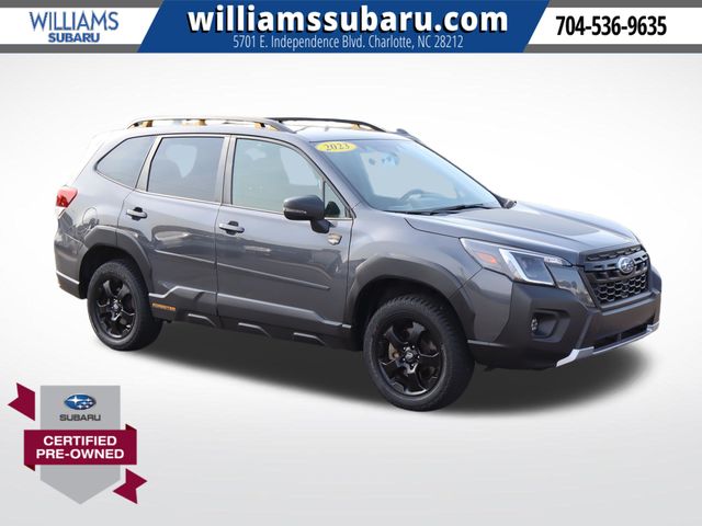 Magnetite Gray Metallic 2023 Subaru Forester SUV / Crossover All-Wheel Drive Continuously Variable Transmission