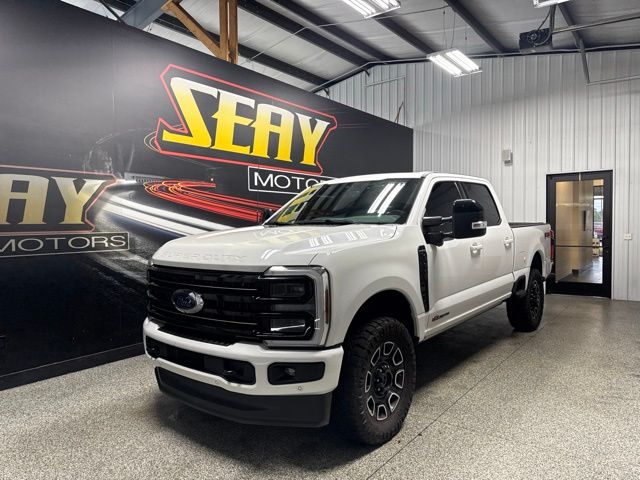 White Metallic 2025 Ford F-350 Super Duty Pickup Truck Four-Wheel Drive 6-Speed Automatic