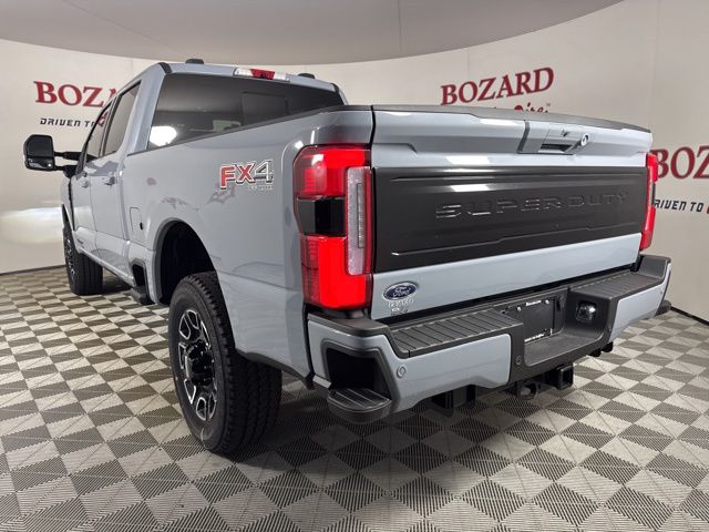 2025 Glacier Gray Metallic TriCoat Ford Super Duty F-350 SRW Platinum 4X4 Truck
