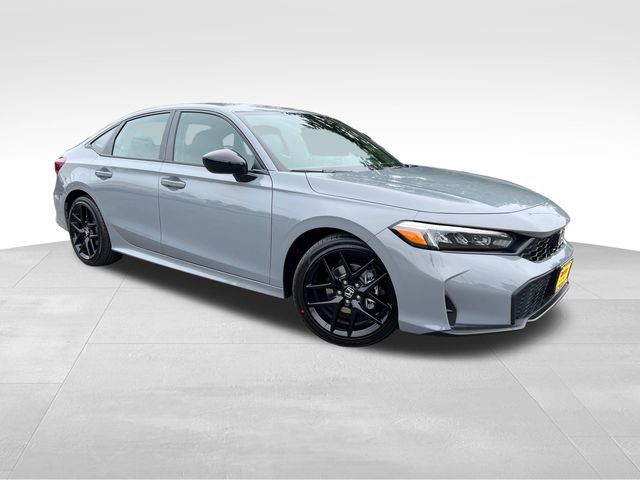 Urban Gray Pearl 2026 Honda Civic Sedan Front-Wheel Drive Continuously Variable Transmission