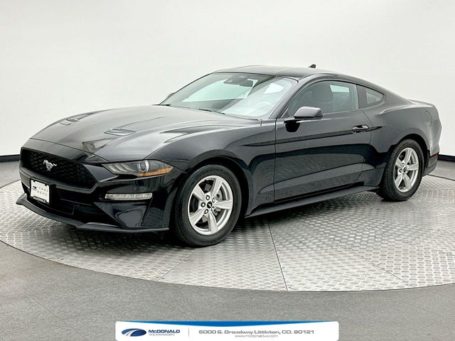 Shadow Black 2022 Ford Mustang Coupe Rear-Wheel Drive 6-Speed Manual