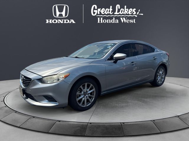 Liquid Silver Metallic 2015 Mazda MAZDA6 Sedan Front-Wheel Drive 6-Speed Automatic
