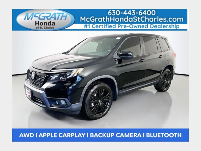 Crystal Black Pearl 2021 Honda Passport Sport AWD SUV / Crossover All-Wheel Drive 9-Speed Automatic