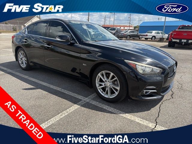 Black Obsidian 2017 INFINITI Q50 3.0t Signature Edition RWD Sedan Rear-Wheel Drive 7-Speed Automatic