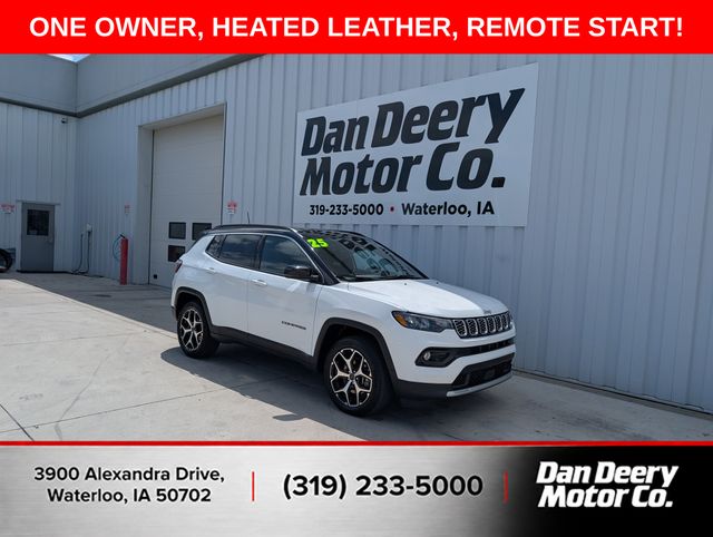 Bright White Clearcoat 2025 Jeep Compass SUV / Crossover Four-Wheel Drive 8-Speed Automatic