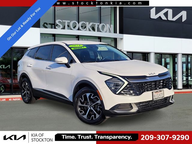 Glacial White Pearl 2024 Kia Sportage SUV / Crossover Front-Wheel Drive 8-Speed Automatic