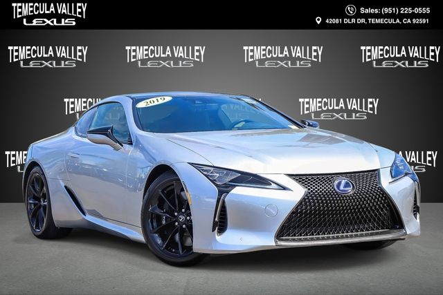 Gray (Liquid Platinum) 2019 Lexus LC Hybrid Coupe Rear-Wheel Drive Continuously Variable Transmission