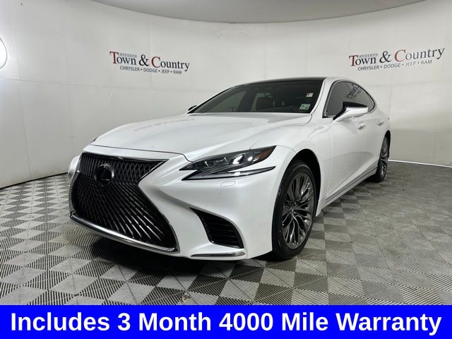 White Pearl 2018 Lexus LS Sedan Rear-Wheel Drive Automatic