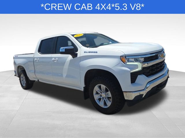 Summit White 2025 Chevrolet Silverado 1500 Pickup Truck Four-Wheel Drive Automatic
