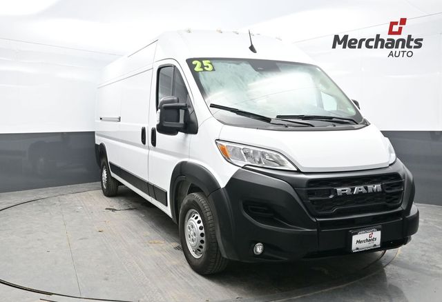 Bright White Clearcoat 2025 RAM ProMaster 2500 Tradesman 159 High Roof Cargo Van FWD Van Front-Wheel Drive 9-Speed Automatic